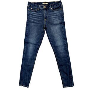 Levi's 711 Skinny Jeans Women’s Size 29 x 30 Mid Rise Stretch Blue Denim